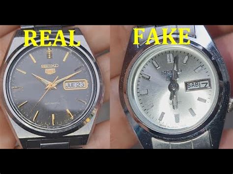 fake seiko watch identification|authentic seiko watch.